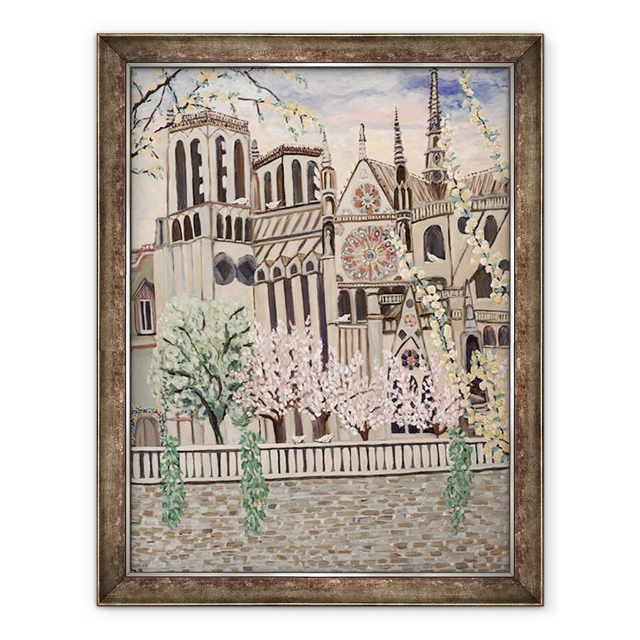 Tablou inramat - Deborah Eve Alastra - Doves Notre Dame, 2018, 60 x 80 cm