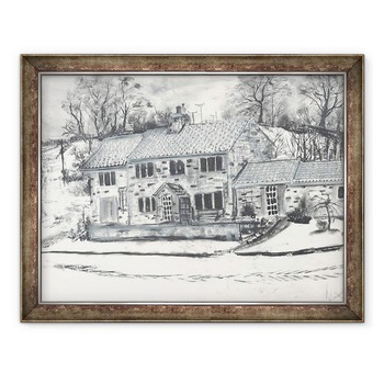 Tablou inramat - Vincent Alexander Booth - Cladiri Osmotherley in zapada de iarna, 1997, 60 x 80 cm Tablou inramat - Vincent Alexander Booth - Cladiri Osmotherley in zapada de iarna, 1997, 60 x 80 cm