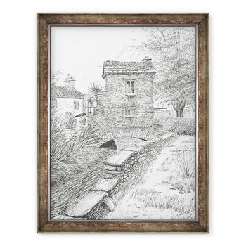 Tablou inramat - Vincent Alexander Booth - Podul Casa Ambleside, 2019, 60 x 80 cm Tablou inramat - Vincent Alexander Booth - Podul Casa Ambleside, 2019, 60 x 80 cm