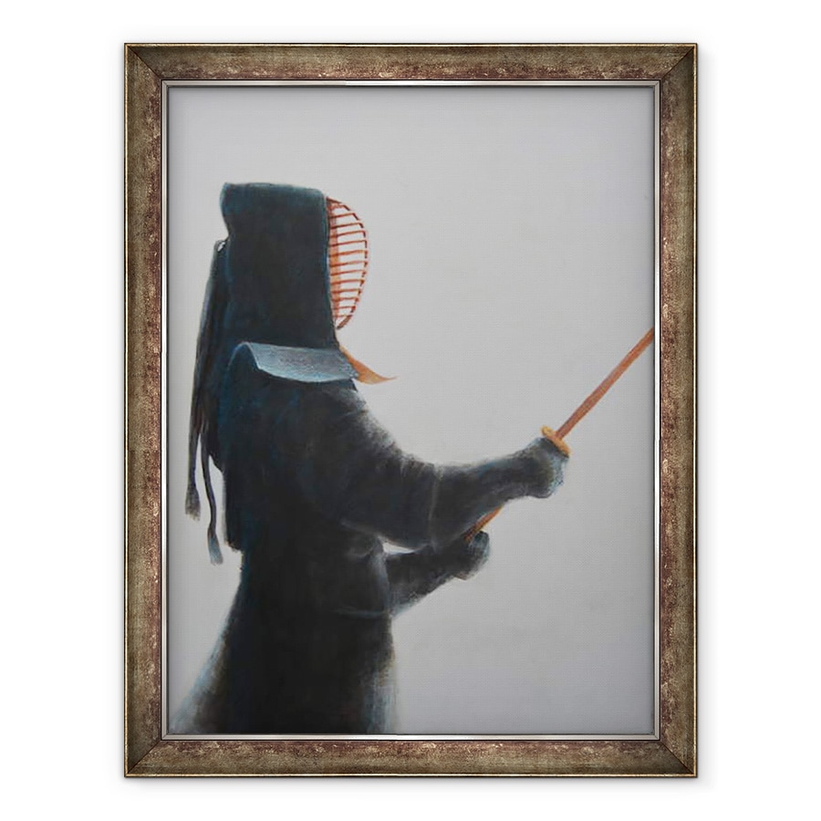 Tablou inramat - Lincoln Seligman - Luptator Kendo II, 60 x 80 cm