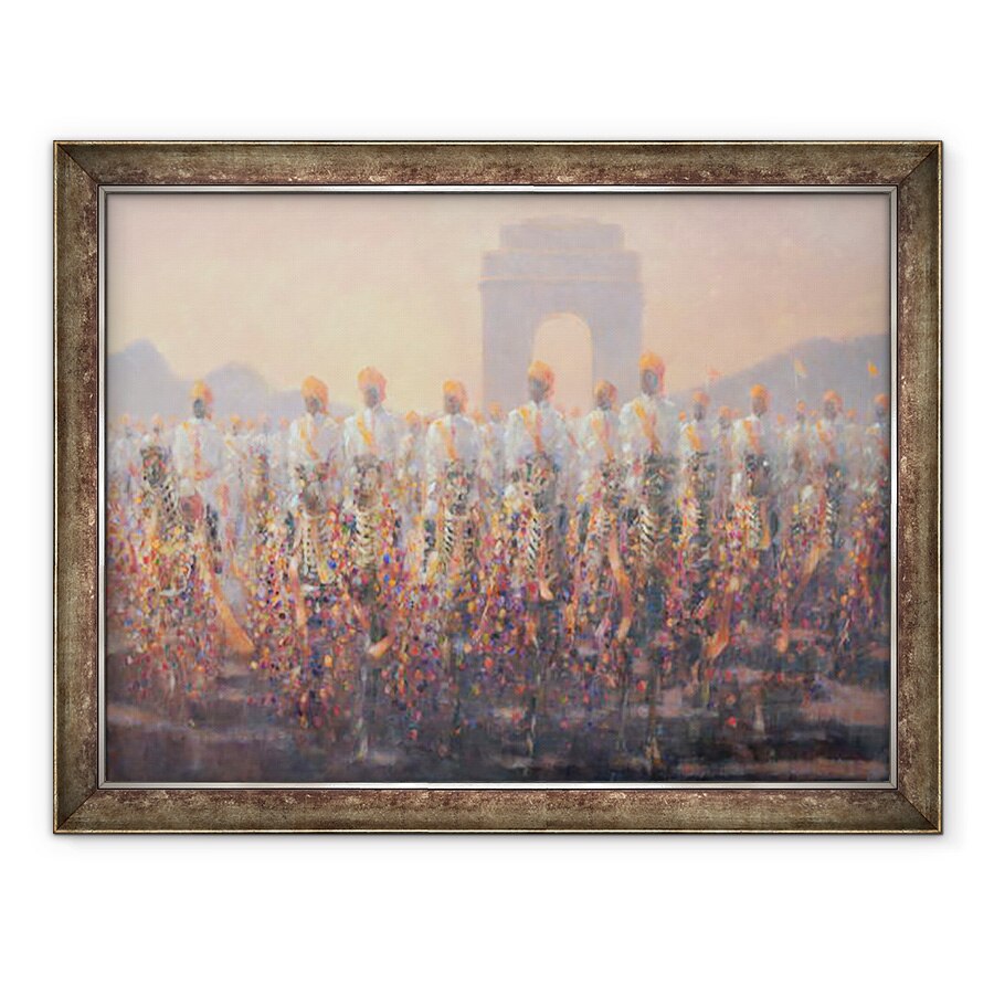Tablou inramat - Lincoln Seligman - Delhi Parade, 60 x 80 cm