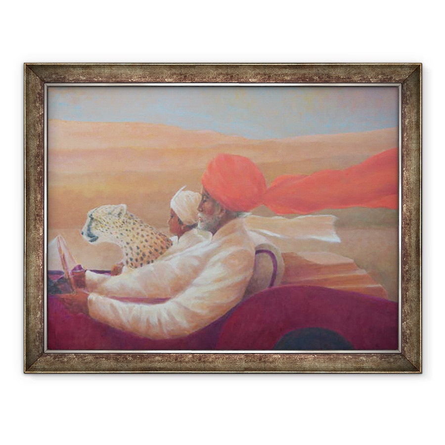 Tablou inramat - Lincoln Seligman - Maharaja si Cutie, 60 x 80 cm