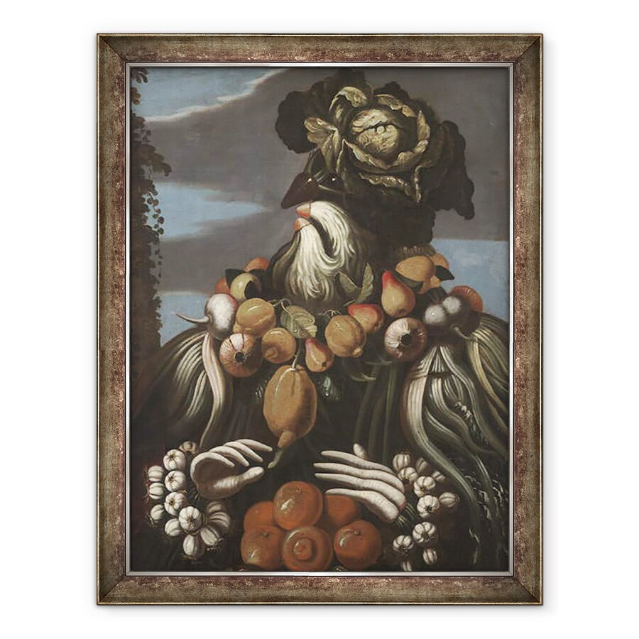 Tablou inramat - Giuseppe Arcimboldo - Iarna I, 60 x 80 cm
