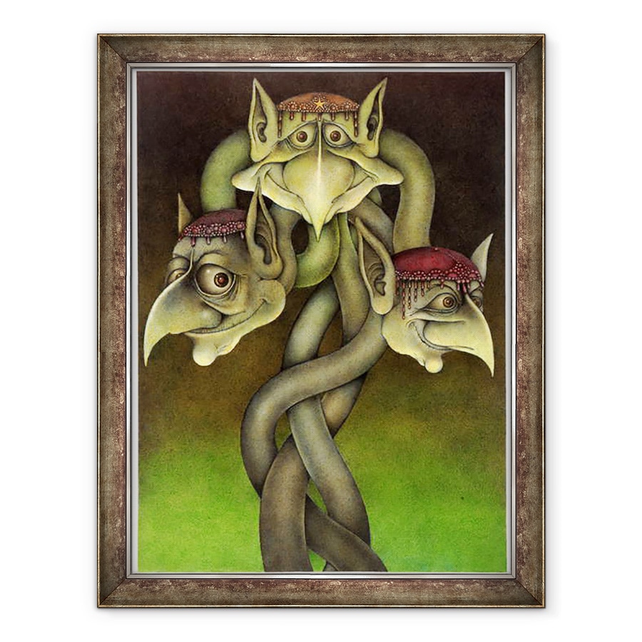 Tablou inramat - Wayne Anderson - Tri Nod, 1983, 60 x 80 cm