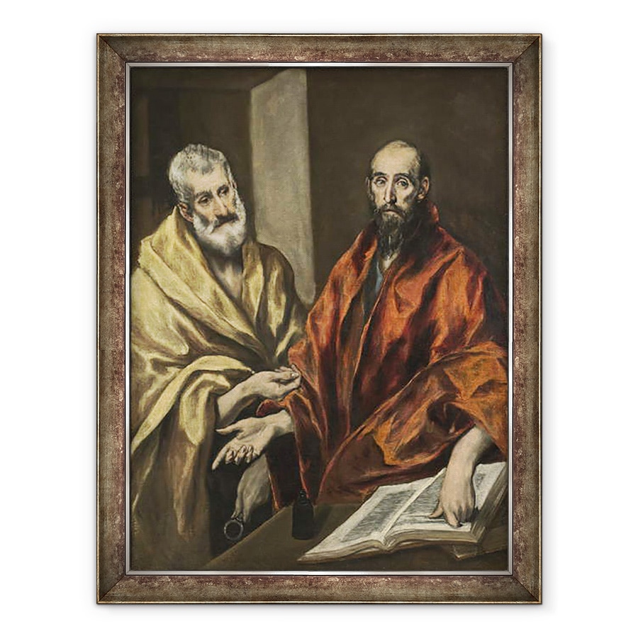 Tablou inramat - El Greco - Sfantul Petru si Sfantul Pavel, 60 x 80 cm