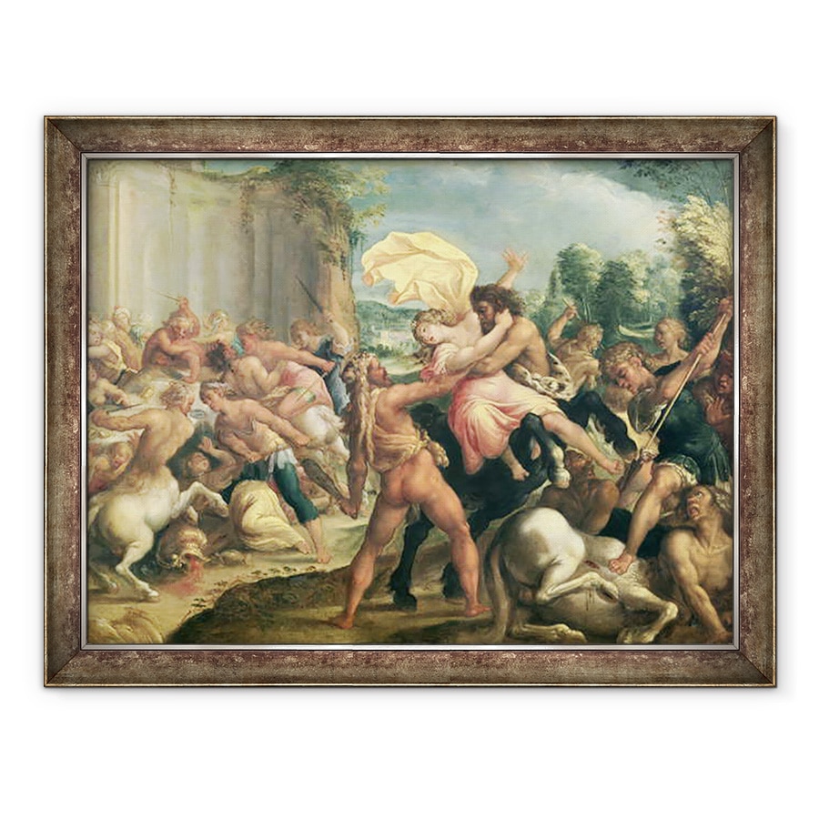 Tablou inramat - Hans Rottenhammer - Hercule, Deianeira si centaurul Eurytion, 70 x 90 cm