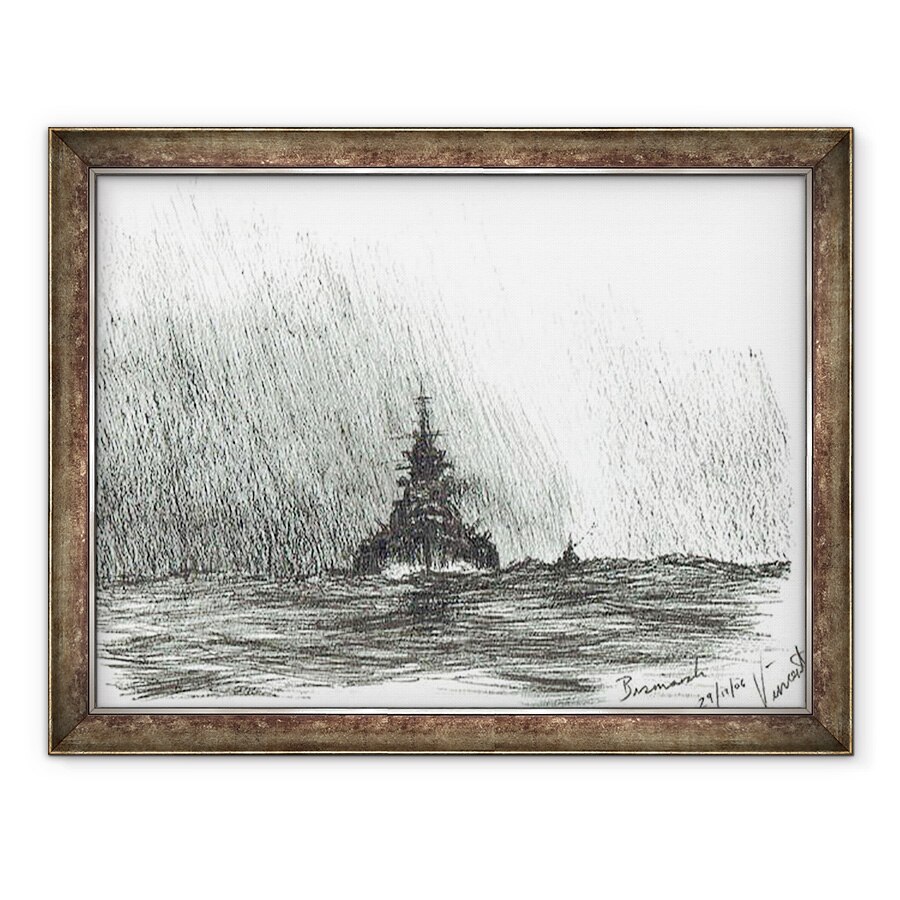 Tablou inramat - Vincent Alexander Booth - Bismarck iese din joc, 2006, 60 x 80 cm