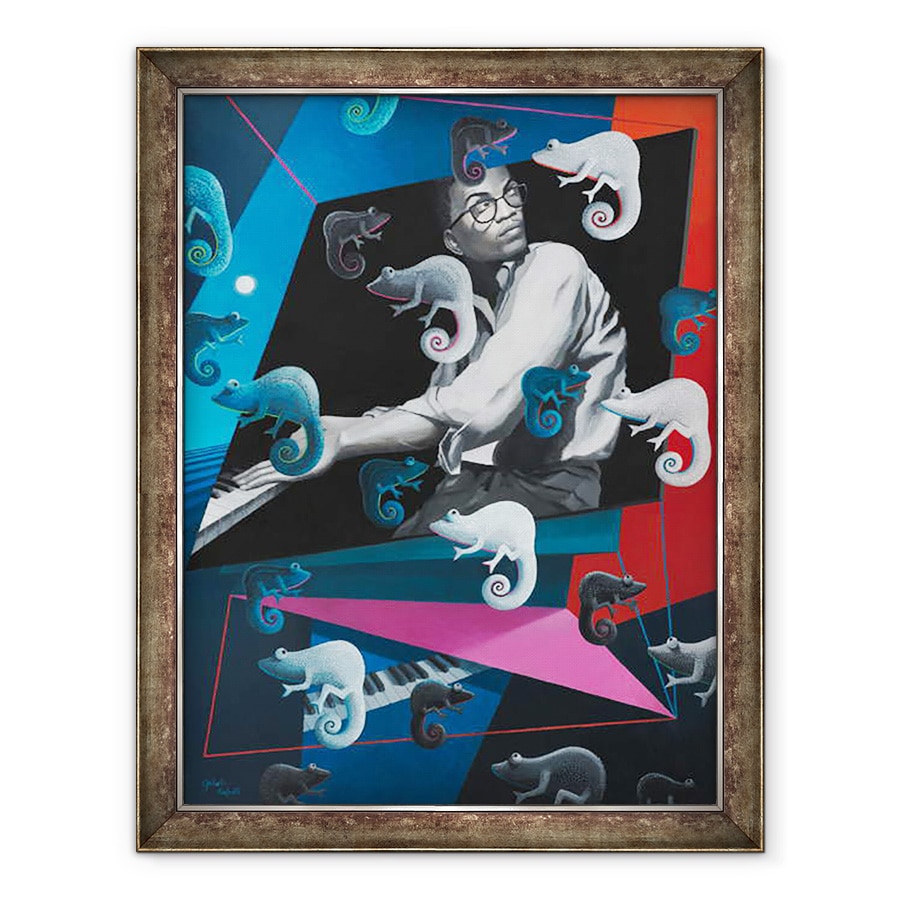 Tablou inramat - Ophelia Redpath - Chameleon, 60 x 80 cm
