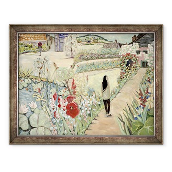 Tablou inramat - Deborah Eve Alastra - Nita in Giverny, 60 x 80 cm Tablou inramat - Deborah Eve Alastra - Nita in Giverny, 60 x 80 cm