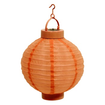 Lampion solar de gradina Star-Light, plastic si textil portocaliu, 300mAh, 20x20x30.5cm Lampion solar de gradina Star-Light, plastic si textil portocaliu, 300mAh, 20x20x30.5cm