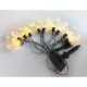 Instalatie 10 becuri LED solare de exterior pentru gradina Star-Light, 800 mAh, silver light, IP44, 570 cm