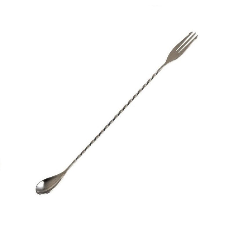 Lingura bar culoare inox trident 30cm