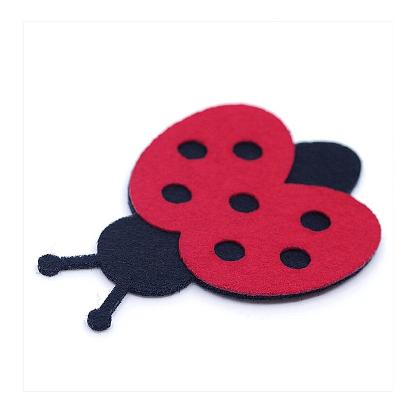 Figurine din fetru - buburuza, 13 cm