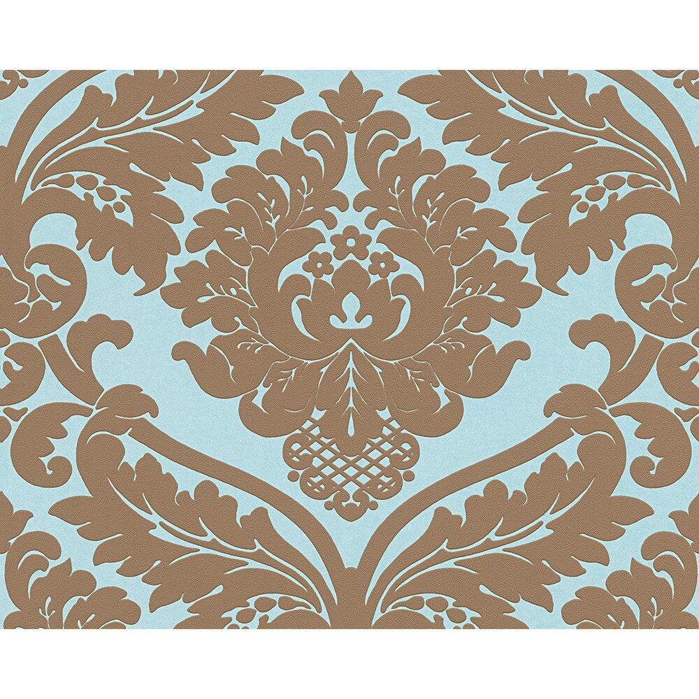 Tapet, AS Creation, 554369, maro/albastru, 10.05 x 0.53 m, vlies