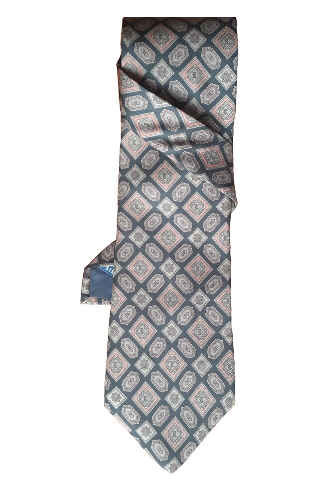 Cravata matase 417 by Van Heusen, multicolor, 150 cm lungime