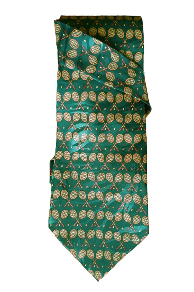 Cravata barbati Gio Galant, verde, 164 cm lungime