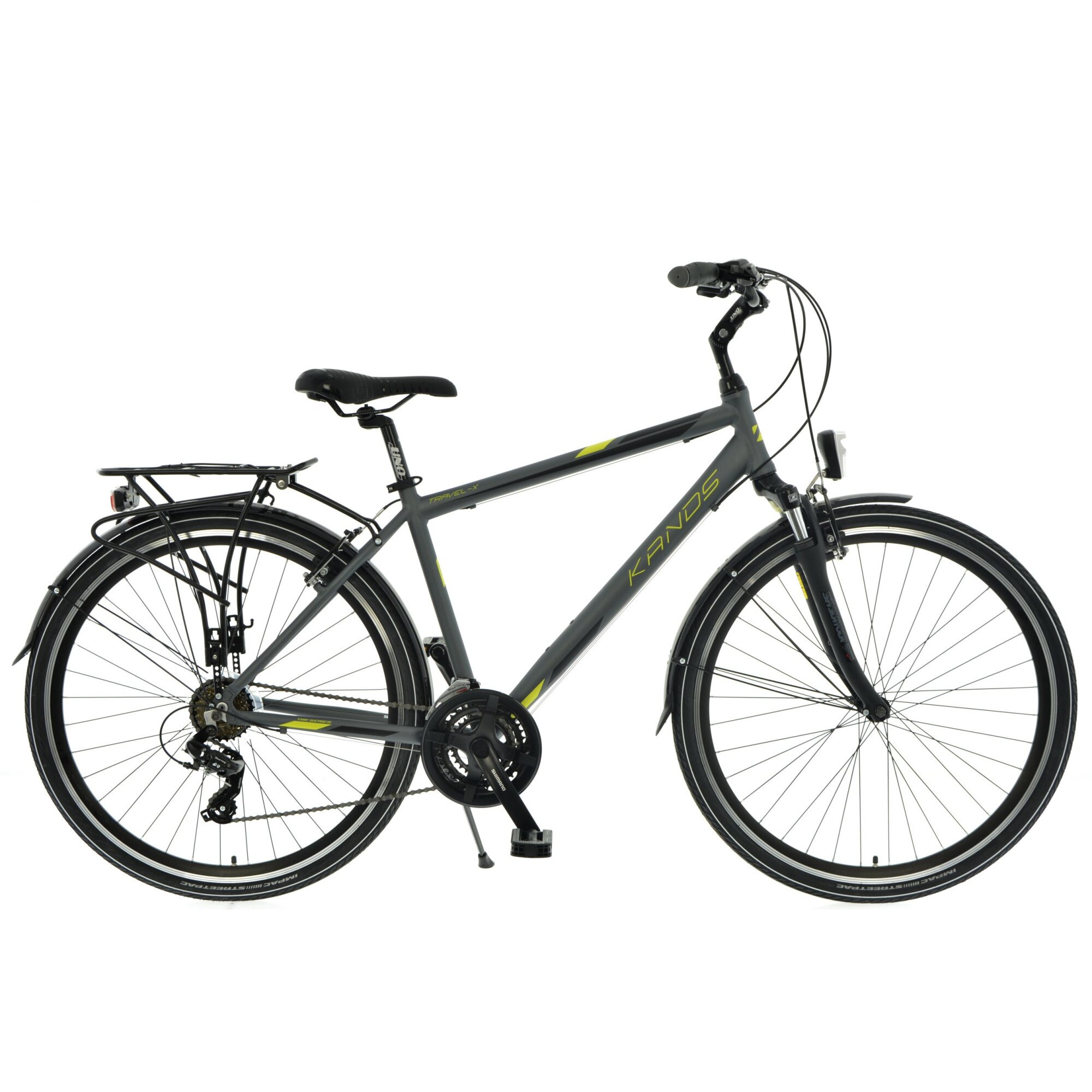 Bicicleta Barbati Kands Travel-X Aluminiu Roata 28'' Grafit 182-200 cm inaltime