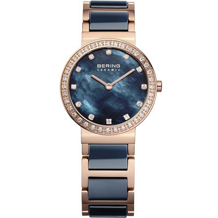 Дамски часовник Bering 10729-767, Кварцов, 29мм, 5ATM