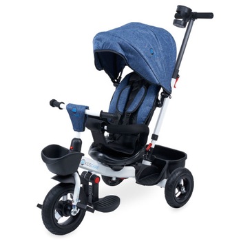 Tricicleta KidsCare cu Scaun Rotativ Evora, Albastru Tricicleta KidsCare cu Scaun Rotativ Evora, Albastru