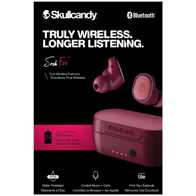 Skullcandy Sesh Evo f lhallgat Bluetooth Vezet k n lk li Piros