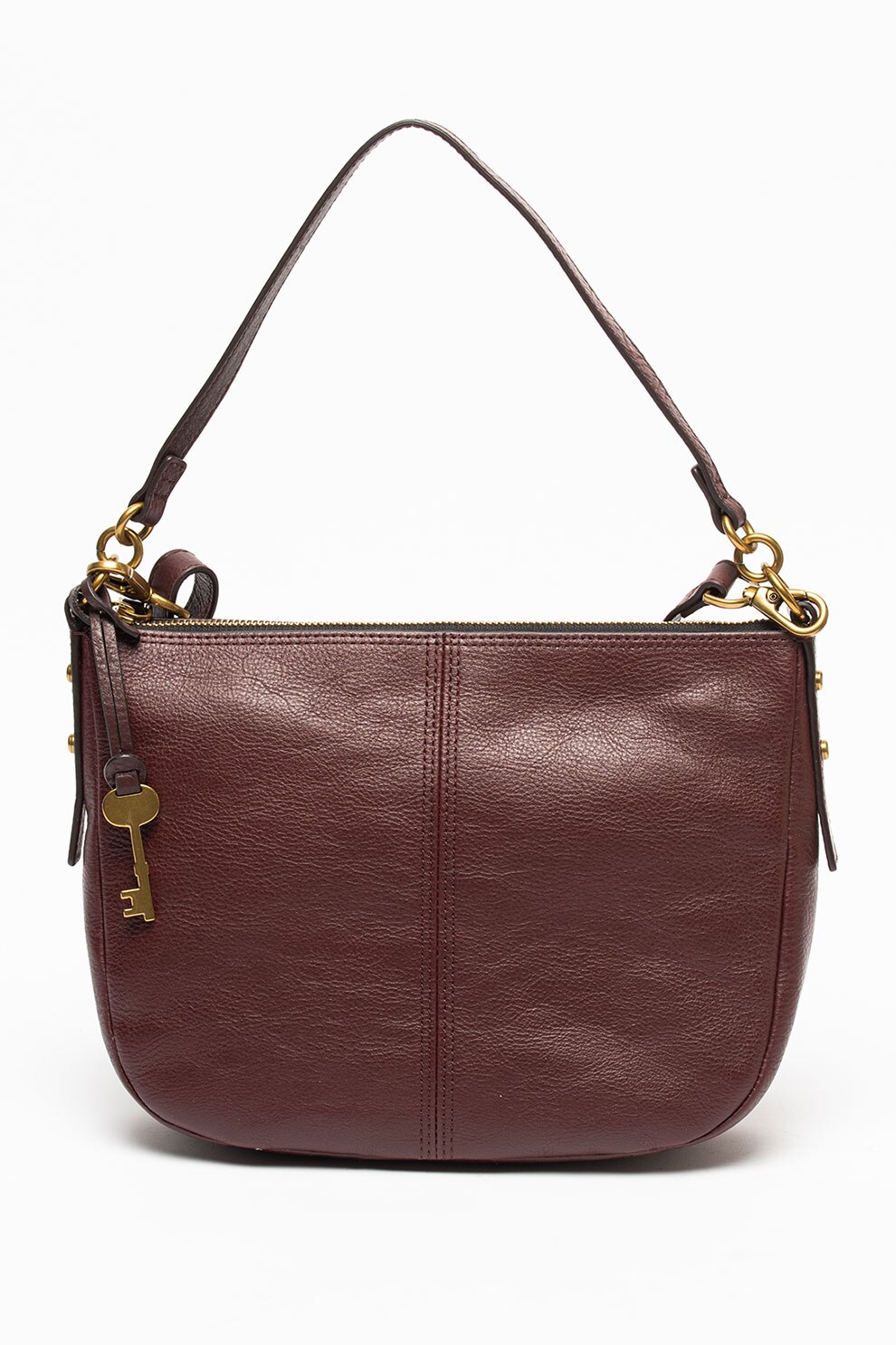Fossil, Geanta crossbody de piele ecologica Jolie, Bordeaux