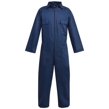 Salopeta pentru protecti muncii barbati, vidaXL, XXL, Policoton 240 g/mp, Albastru Salopeta pentru protecti muncii barbati, vidaXL, XXL, Policoton 240 g/mp, Albastru