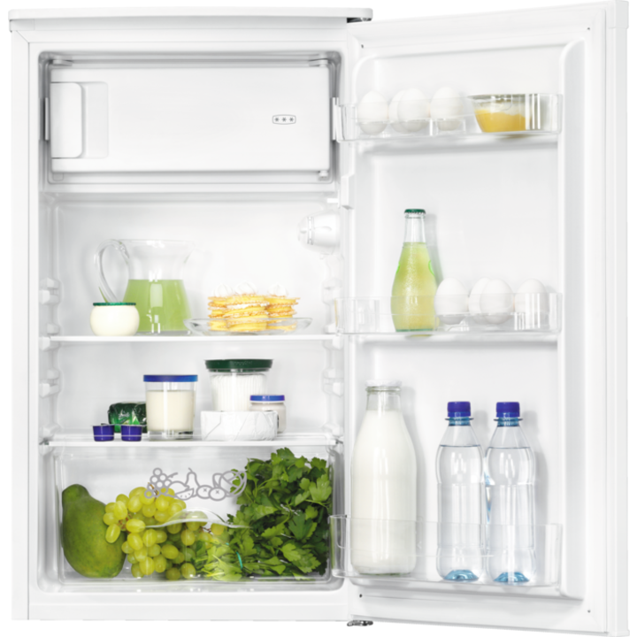 Zanussi ZXAN9FW0 Szabadonálló hűtőszekrény, 86l, OptiSpace, F energiaosztály, 85 cm, Fehér