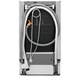 Masina de spalat vase semi-incorporabila Electrolux EEM43300IX, 10 seturi, 8 programe, Clasa D, Motor Inverter, AirDry, SatelliteClean, MaxiFlex, QuickLift, 45 cm