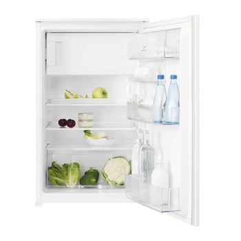 Frigider cu o usa incorporabila Electrolux LFB2AF88S, 123 l, Clasa F, OptiSpace, H 88 cm Frigider cu o usa incorporabila Electrolux LFB2AF88S, 123 l, Clasa F, OptiSpace, H 88 cm
