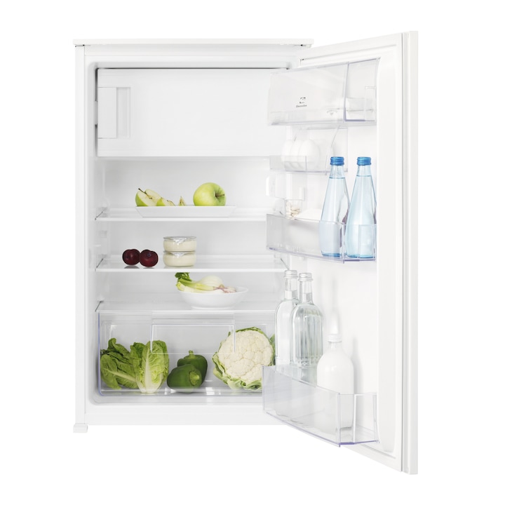 Хладилник с 1 врата за вграждане Electrolux LFB2AF88S, 123 л, Клас F, OptiSpace, H 88 см