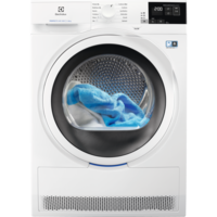Uscator Electrolux EW8H458W, Pompa de caldura, 8 kg, Clasa A++, Display LED, Filtru Easy Clean, Alb