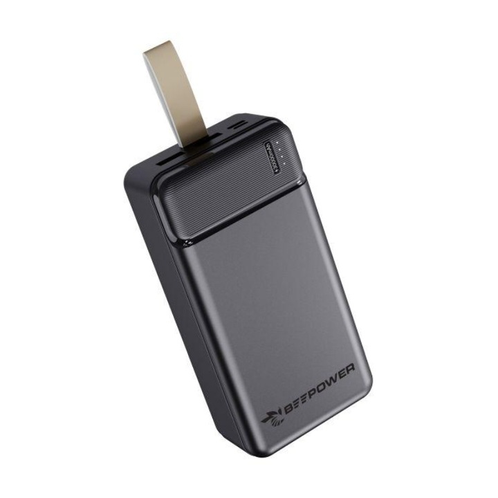 Външна батерия Platinet BeePower PowerBank, 30000mAh, Micro USB/ Type C / interface, Бял Черен