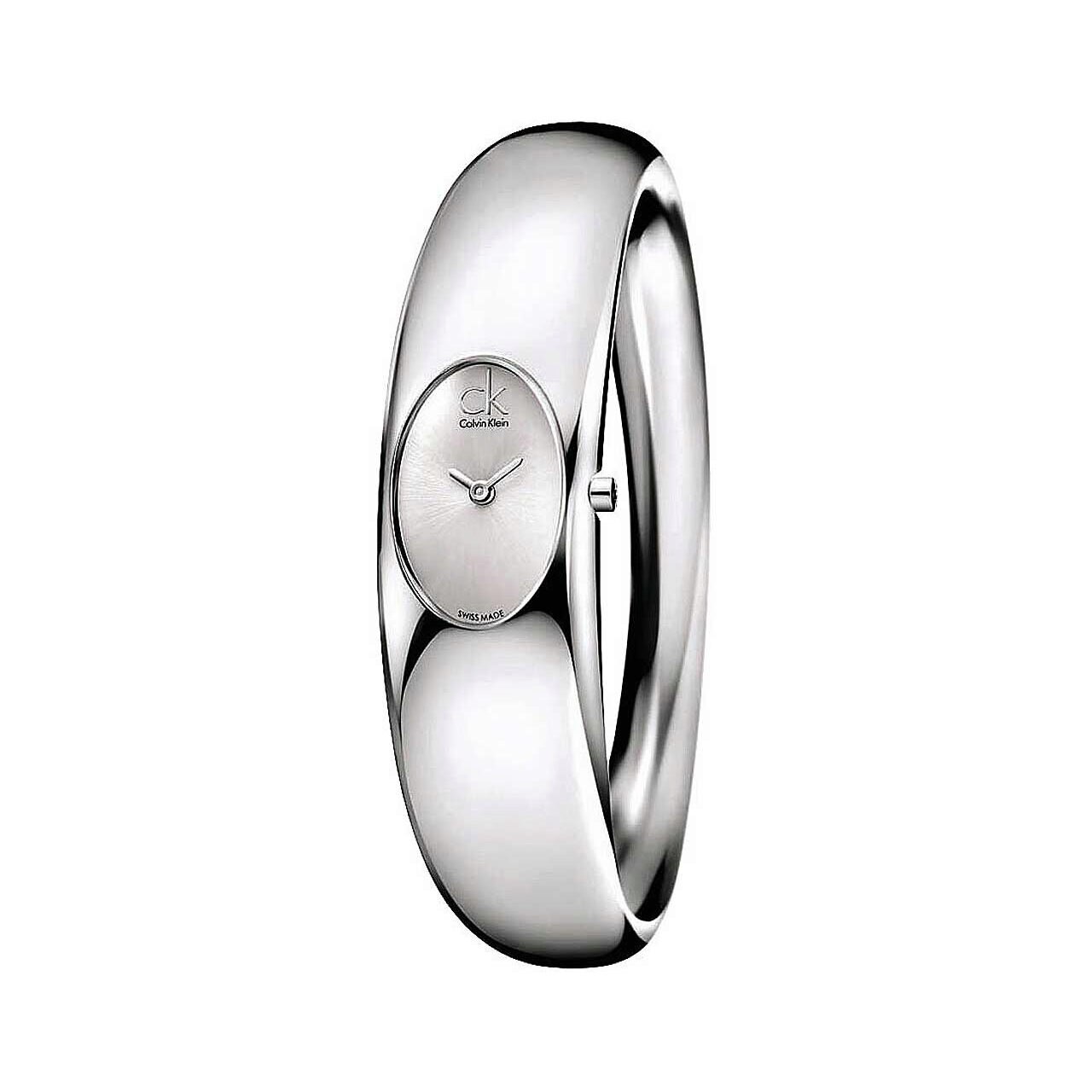 Ceas de dama Calvin Klein K1Y22120, Swiss Quartz, 19mm, 3ATM, Argintiu