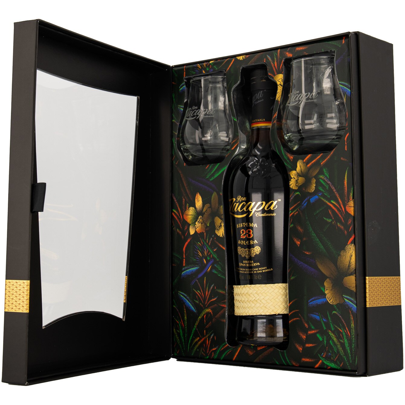 Rom Zacapa + 2 Pahare, Editie 2020, 40%, 0.7l