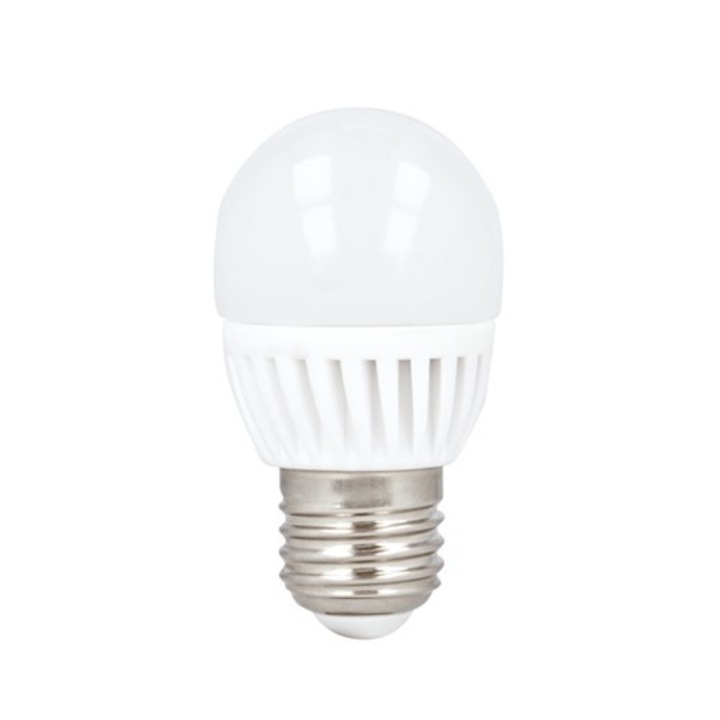 LED крушка, E27, 10W, 230V, 3000K, 900lm, Бяла
