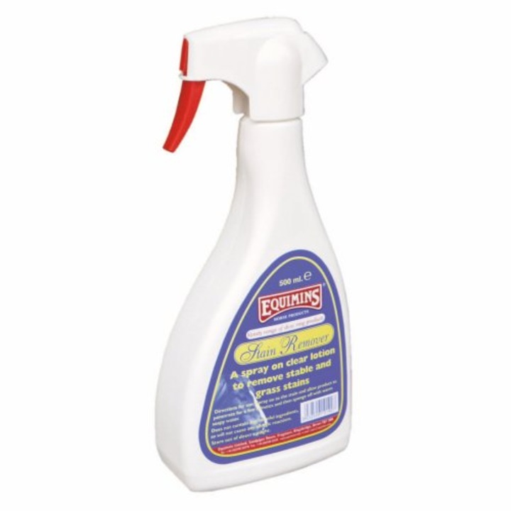 Spray indepartare pete galbena si gri din hambar cabaline, Equimins, 500 ml