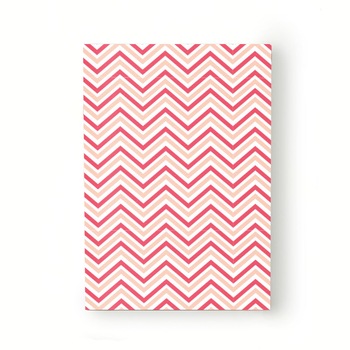 Caiet tip Agenda Heartwork cu muchie cusuta, Linii zig zag nuante de roz, Latime 140 mm x Inaltime 200 mm Caiet tip Agenda Heartwork cu muchie cusuta, Linii zig zag nuante de roz, Latime 140 mm x Inaltime 200 mm