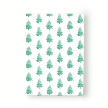 Caiet tip Agenda Heartwork cu muchie cusuta, Acuarela brazi fundal alb, Latime 140 mm x Inaltime 200 mm Caiet tip Agenda Heartwork cu muchie cusuta, Acuarela brazi fundal alb, Latime 140 mm x Inaltime 200 mm