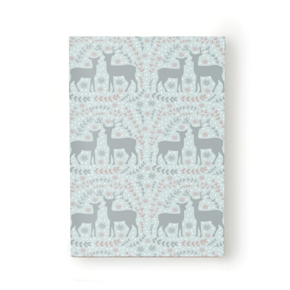 Caiet tip Agenda Heartwork cu muchie cusuta, Animale caprioare si elemente vegetale, Latime 140 mm x Inaltime 200 mm