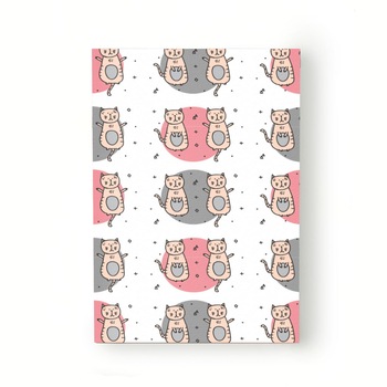 Caiet tip Agenda Heartwork cu muchie cusuta, Perechi de pisicute, Latime 140 mm x Inaltime 200 mm Caiet tip Agenda Heartwork cu muchie cusuta, Perechi de pisicute, Latime 140 mm x Inaltime 200 mm