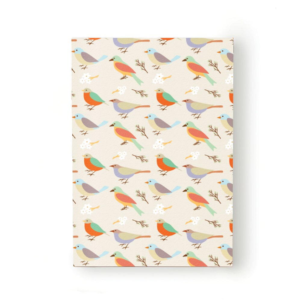 Caiet tip Agenda Heartwork cu muchie cusuta, Pasari de padure, Latime 140 mm x Inaltime 200 mm