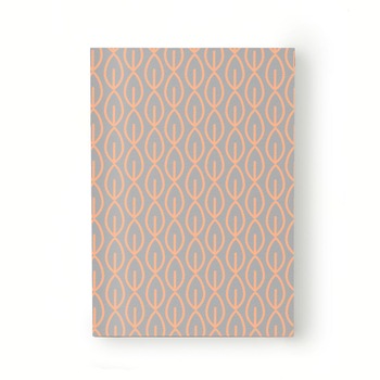 Caiet tip Agenda Heartwork cu muchie cusuta, Frunzulite stilizate gri si portocaliu, Latime 140 mm x Inaltime 200 mm Caiet tip Agenda Heartwork cu muchie cusuta, Frunzulite stilizate gri si portocaliu, Latime 140 mm x Inaltime 200 mm