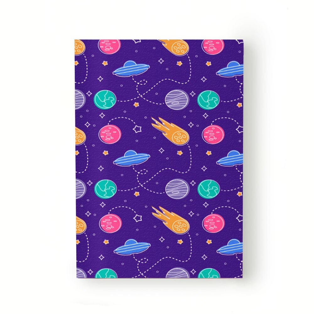 Caiet tip Agenda Heartwork cu muchie cusuta, Elemente cosmos planete, Latime 140 mm x Inaltime 200 mm