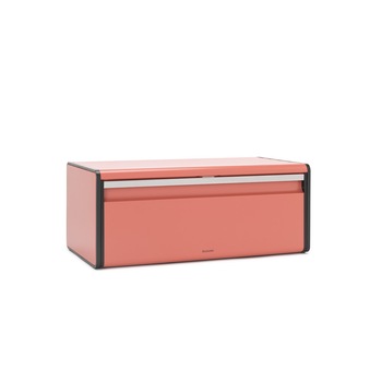 Cutie de paine Brabantia Fall Front, Aluminiu, Roz Terracotta Cutie de paine Brabantia Fall Front, Aluminiu, Roz Terracotta