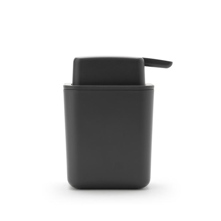 Dozator sapun lichid, Brabantia, 250 ml, Gri inchis