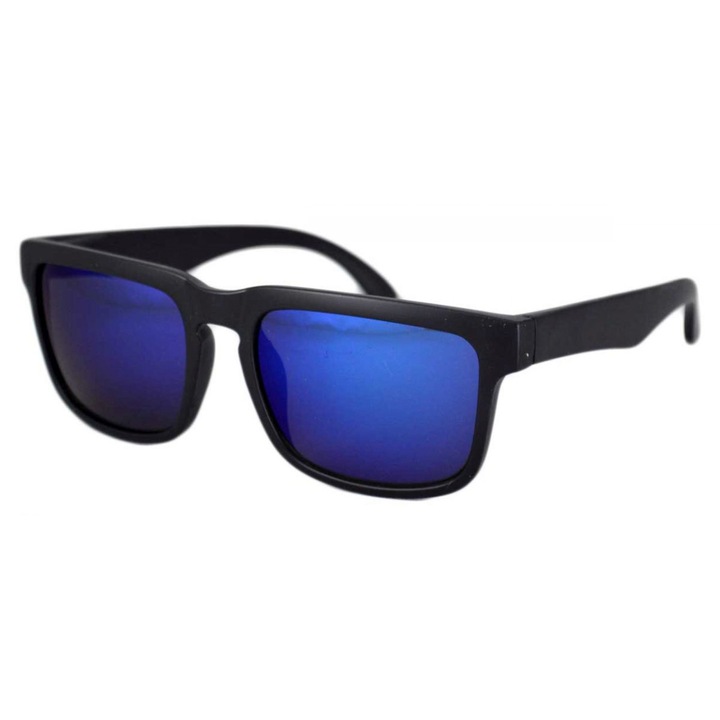 Ochelari de soare Wayfarer Passenger Neway Albastru reflexii - Negru mat