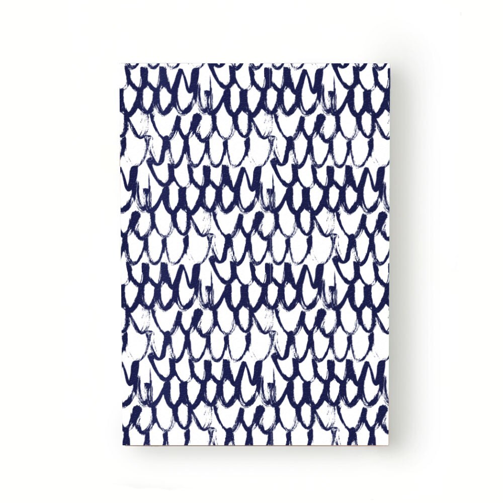 Caiet tip Agenda Heartwork cu muchie cusuta, Abstract pensula valuri, Latime 140 mm x Inaltime 200 mm