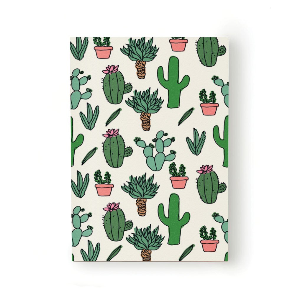 Caiet tip Agenda Heartwork cu muchie cusuta, Specii de cactus, Latime 140 mm x Inaltime 200 mm