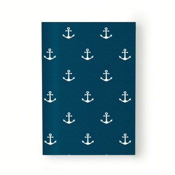 Caiet tip Agenda Heartwork cu muchie cusuta, Ancore, Latime 140 mm x Inaltime 200 mm Caiet tip Agenda Heartwork cu muchie cusuta, Ancore, Latime 140 mm x Inaltime 200 mm