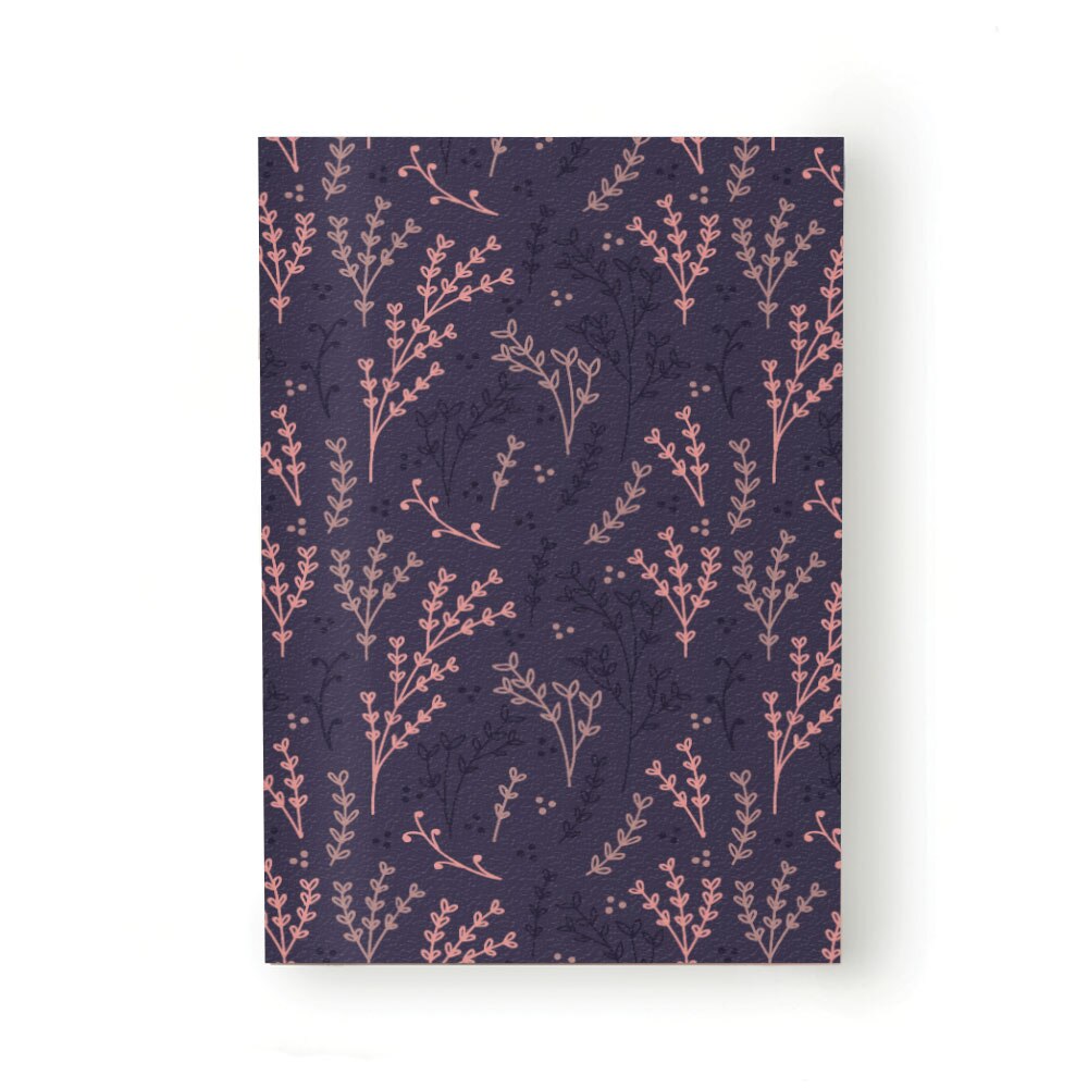 Caiet tip Agenda Heartwork cu muchie cusuta, Plin de culoare mov inchis, Latime 140 mm x Inaltime 200 mm